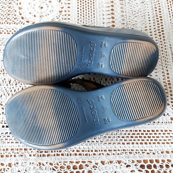 Jasmin Wedge Size 9 Thong Sandals Lightweight Platform Comfy Block Chunky Heel - Picture 14 of 14